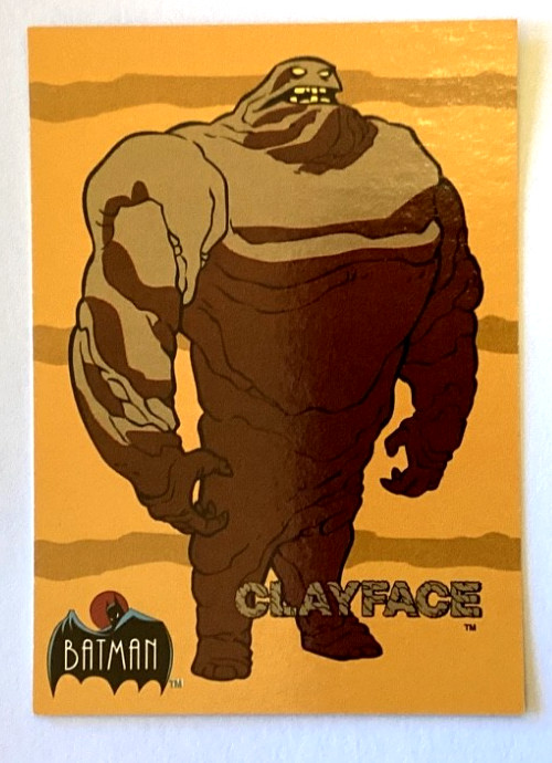 Vintage 1993 Topps Batman Adventures Clayface #33 Rookie Card, NEW MOVIE SOON Vintage 1993 Topps Batman Adventures Clayface #33 Rookie Card, NEW MOVIE SOON
