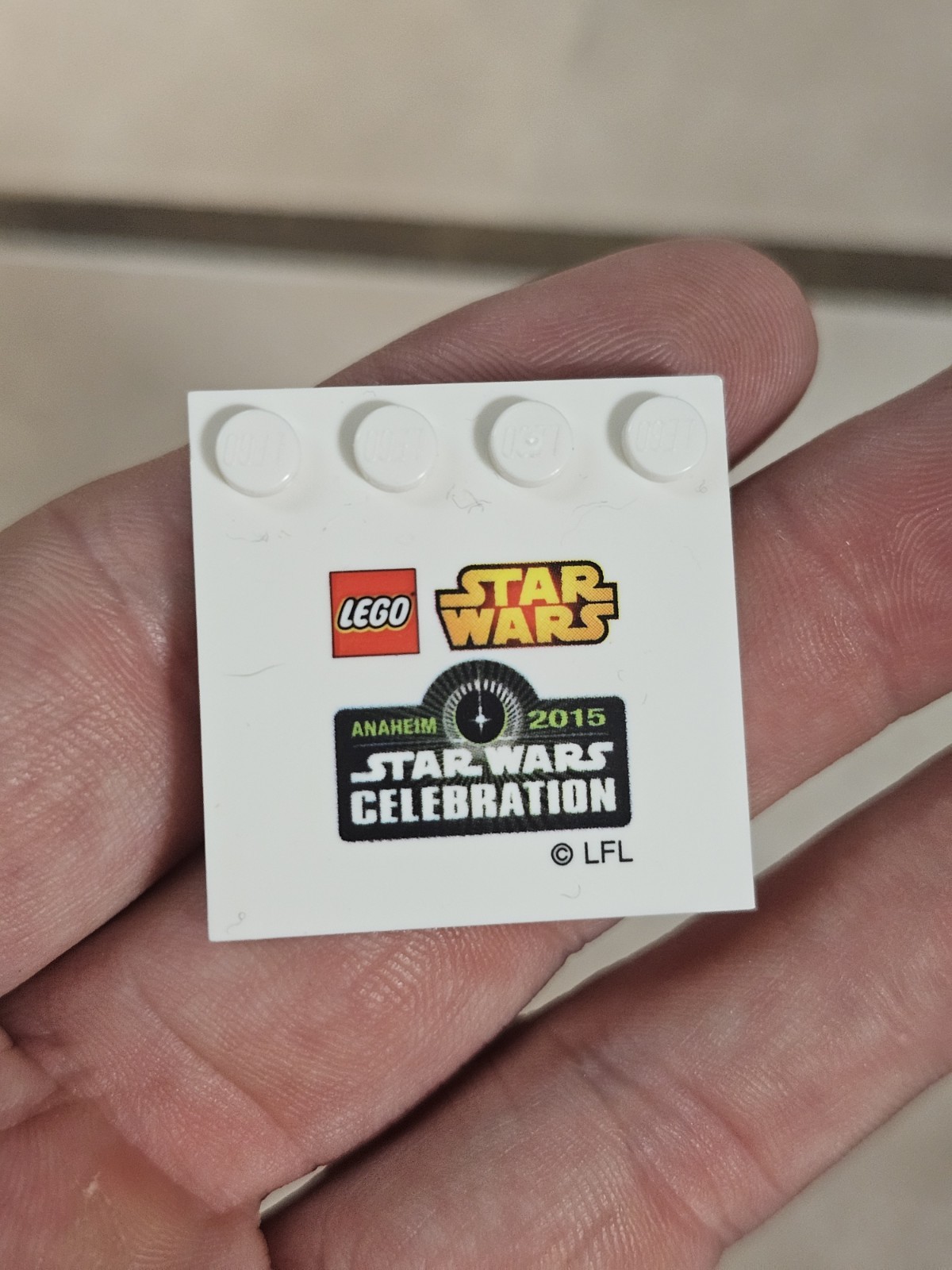 Lego 2015 Star Wars Celebration Anaheim VII 7 Baseplate Stand Piece Exclusive U
