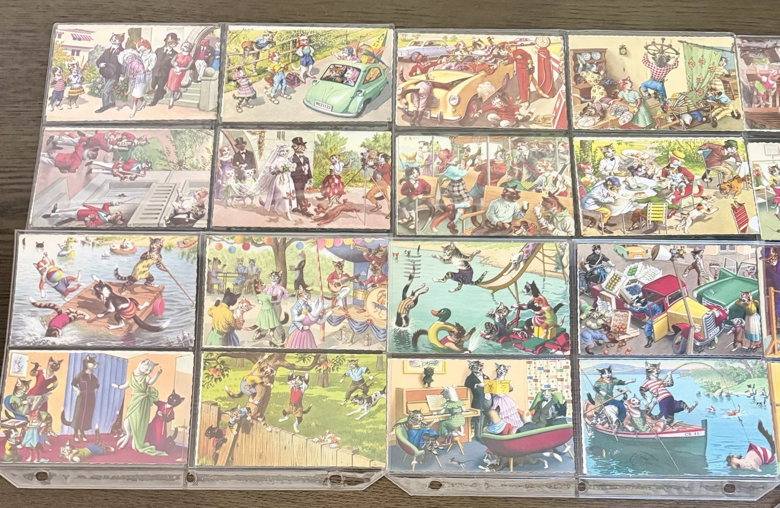 Lot Of 376 Vintage Cat Postcards Including 73 Alfred Mainzer Dressed Cats Nice Lot Of 376 Vintage Cat Postcards Including 73 Alfred Mainzer Dressed Cats Nice