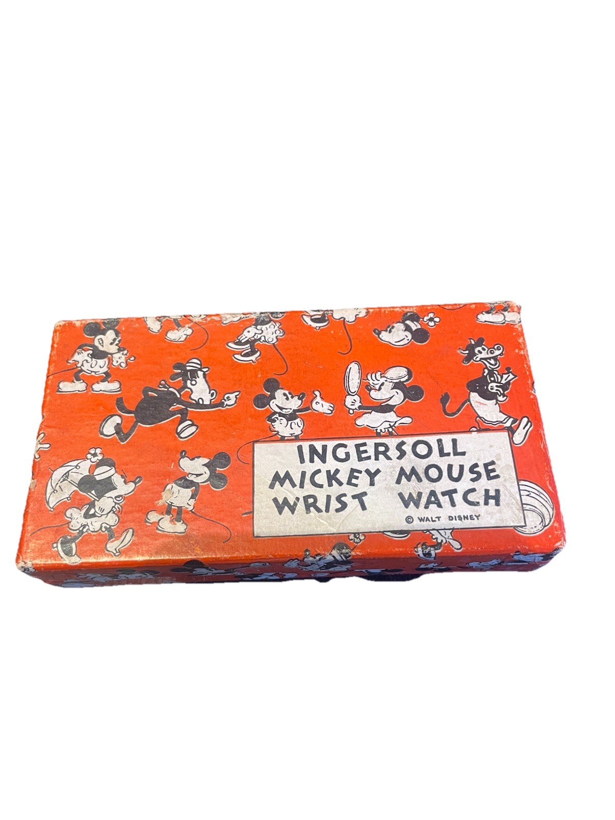 1933 Mickey Mouse Ingersoll Original Watch With Disney Case & Mailer To Restore 1933 Mickey Mouse Ingersoll Original Watch With Disney Case & Mailer To Restore