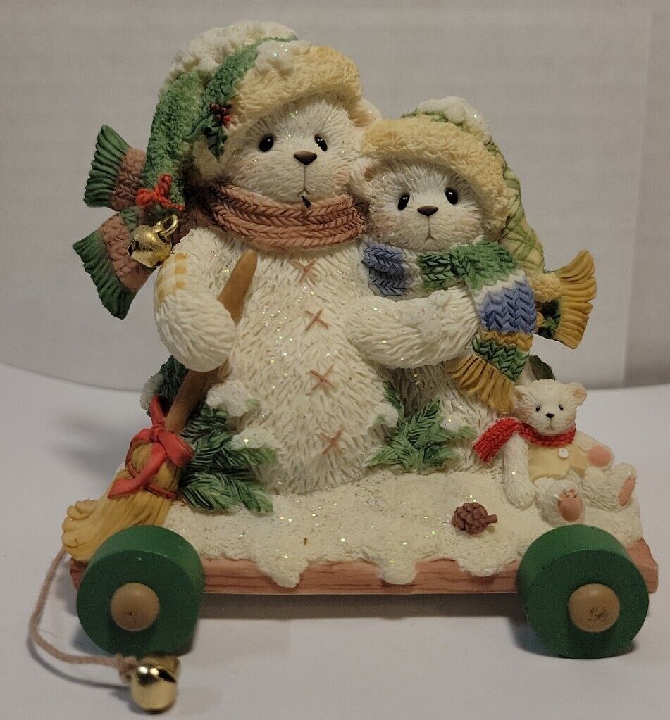 Cherished Teddies Ursula and Bernhard In The Winter We Can Build a Snowman 2001