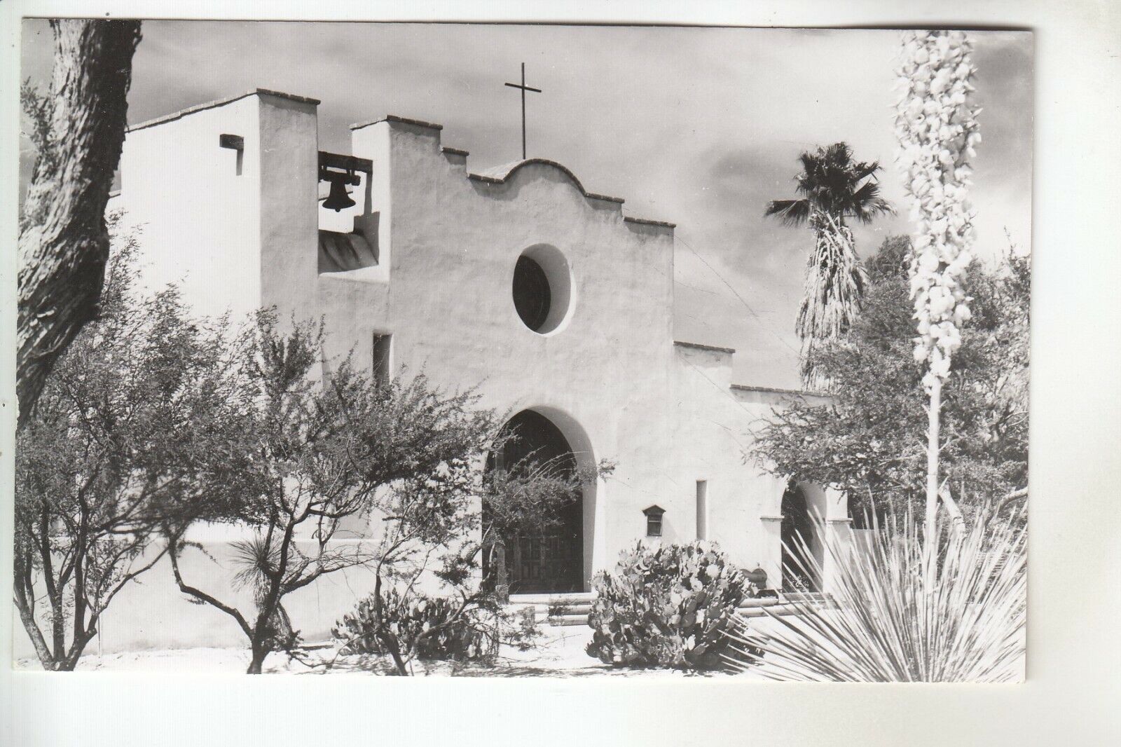 Angeleno  Real Photo Postcard  St Philips in the Hills Church Tucson AZ  