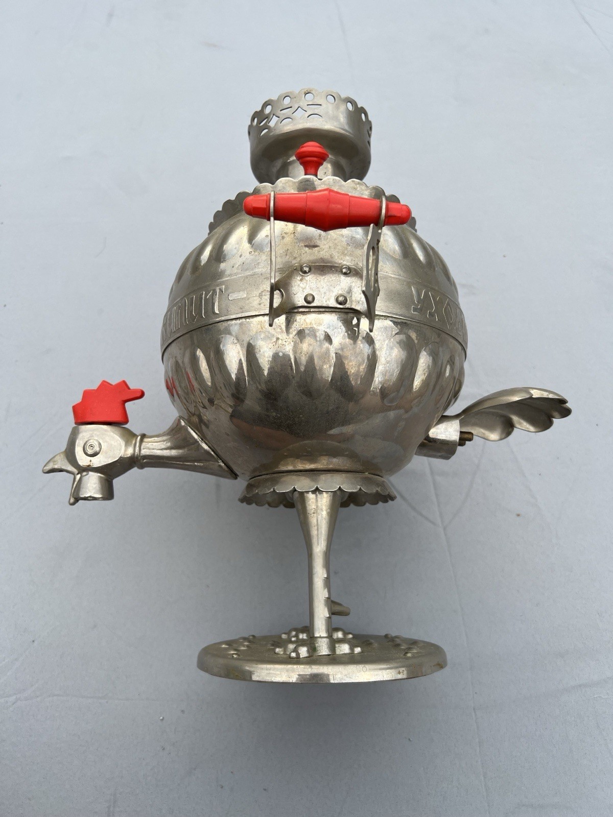 Vintage 1991 Russian Electric Samovar Chicken Form USSR Tea Urn 220V