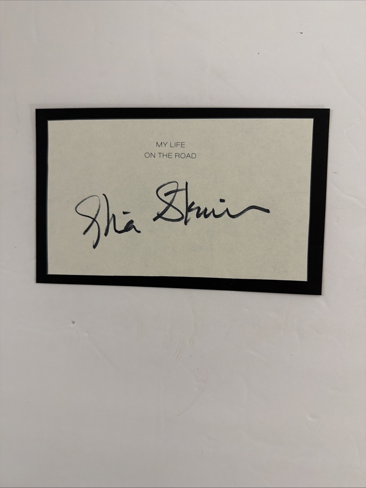 Gloria Steinem SIGNED Cut Signature From Her Book Gloria Steinem SIGNED Cut Signature From Her Book