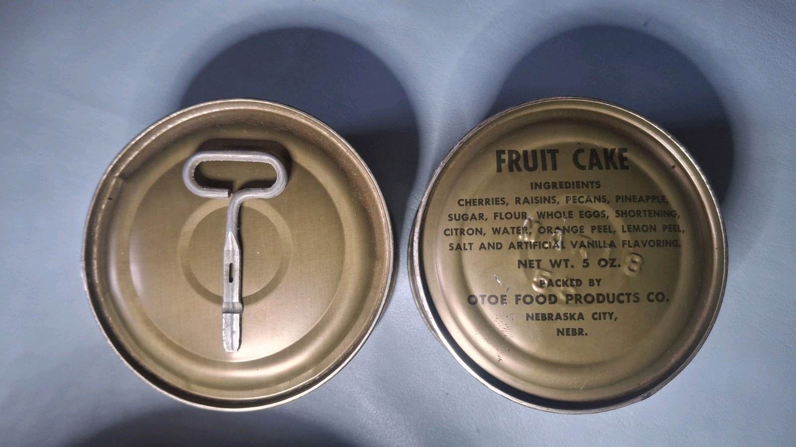 1955 RCI VINTAGE RATION FRUIT CAKE, PERFECT COND. 1955 RCI VINTAGE RATION FRUIT CAKE, PERFECT COND.