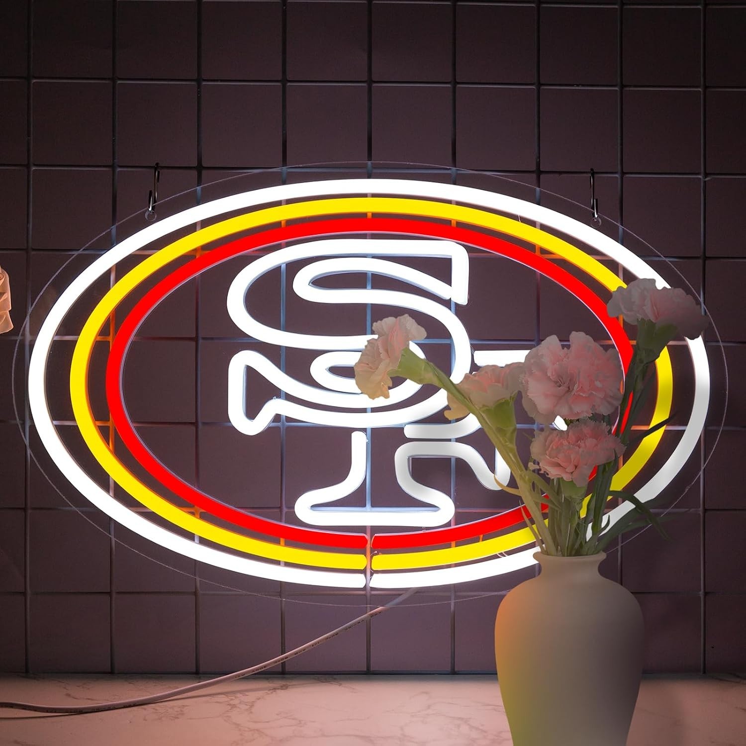 Football S Neon Sign Led Light for Wall Decor, Neon Lights for Business Sign Bar Football S Neon Sign Led Light for Wall Decor, Neon Lights for Business Sign Bar