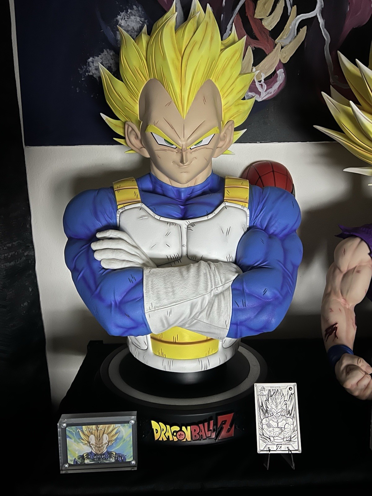 KD Collectibles Dragon Ball Z Super Saiyan Vegeta Life Size Bust