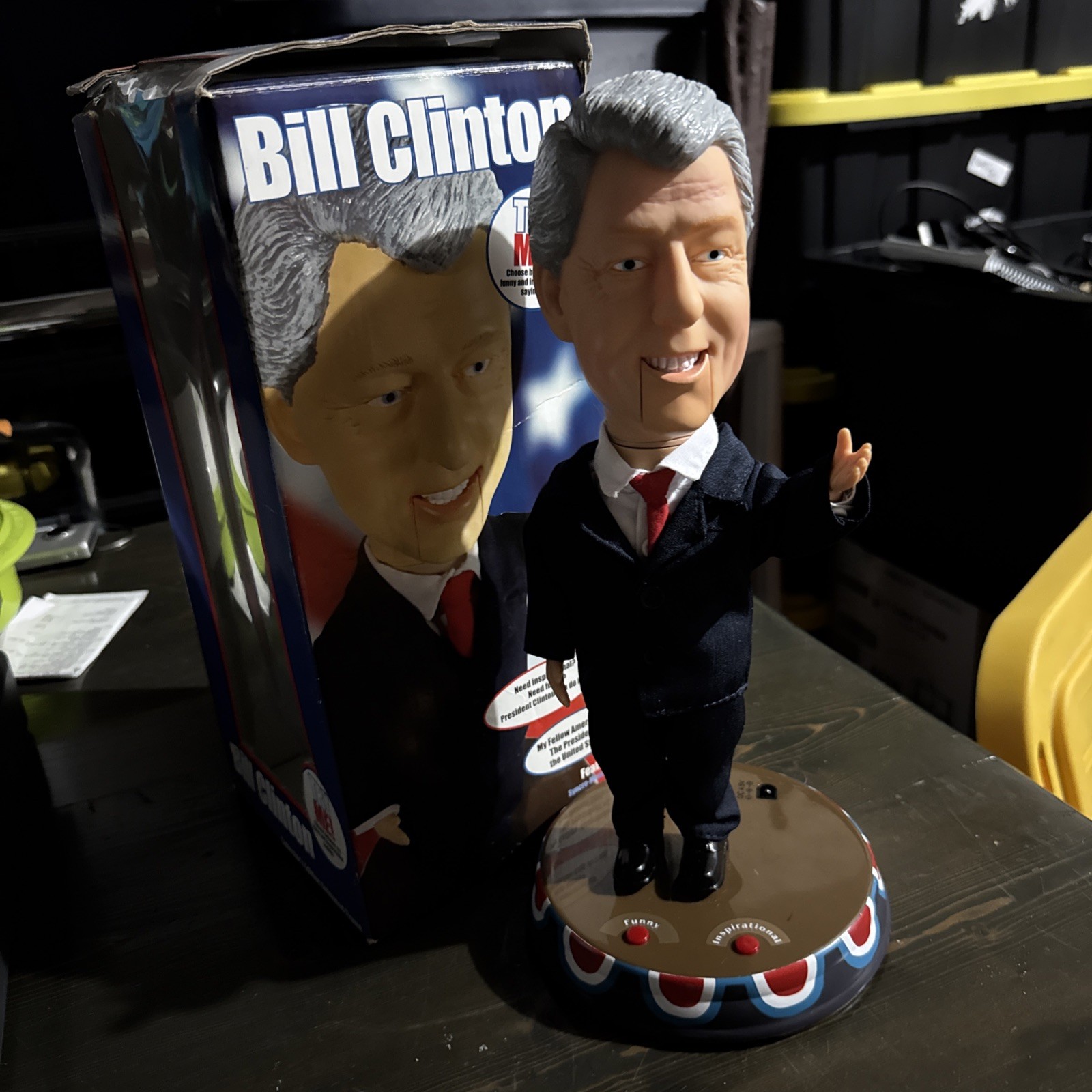 2004 Bill Clinton Talking Gemmy Doll Collector's Edition Figure READ DESCRIPTION 2004 Bill Clinton Talking Gemmy Doll Collector's Edition Figure READ DESCRIPTION