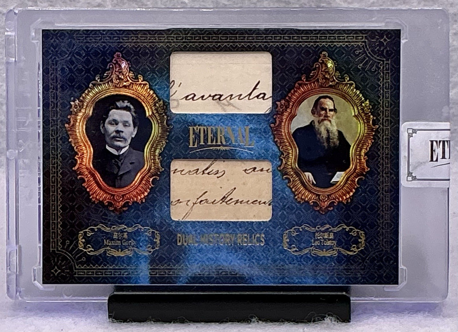 2024 Eternal Cuts World Celebrities Leo Tolstoy / Maxim Gorky Dual History Relic 2024 Eternal Cuts World Celebrities Leo Tolstoy / Maxim Gorky Dual History Relic