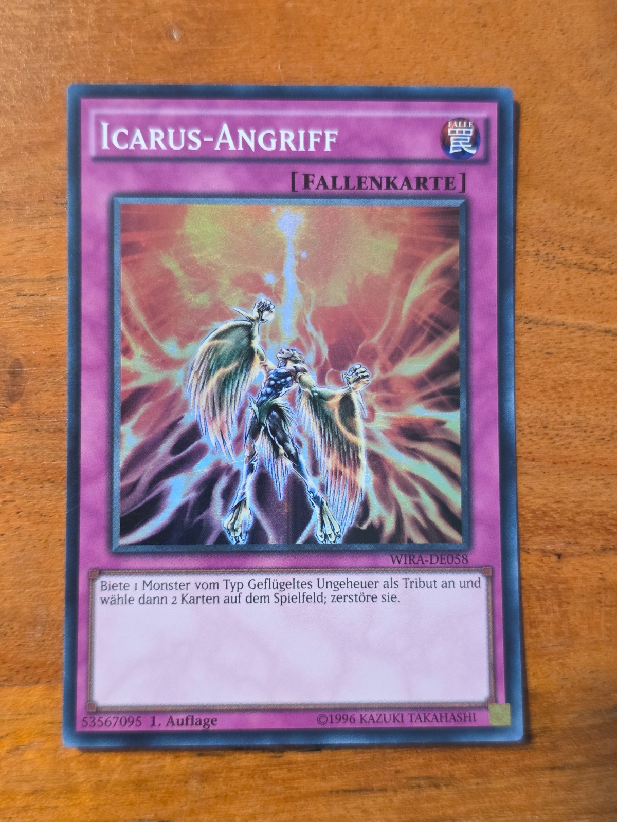 Yu-Gi-Oh WIRA-EN058 Icarus Attack Super Rare NM 1st
