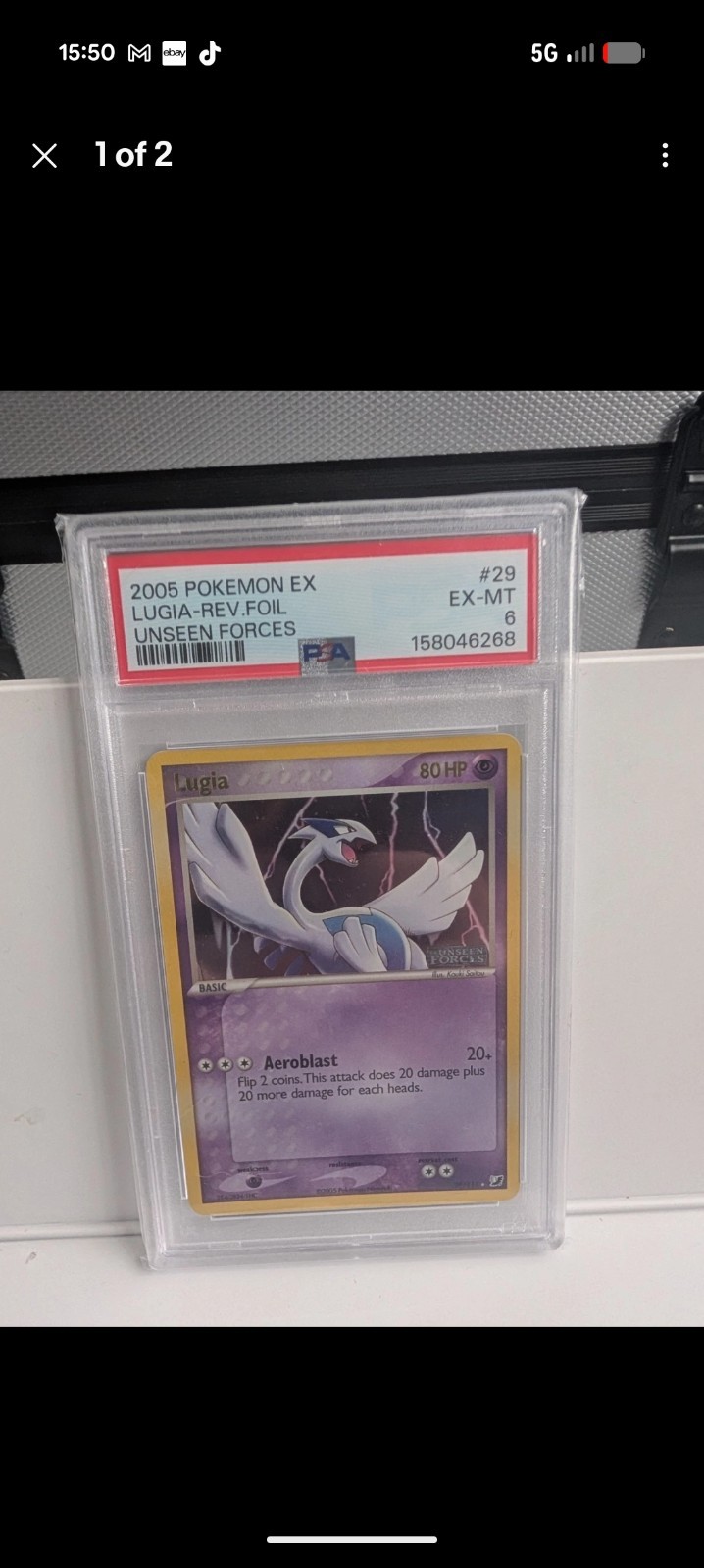 Lugia 29/115 EX Unseen Forces Reverse Holo + togepi 50/109 PSA 7 + Ho Oh 27/115 Lugia 29/115 EX Unseen Forces Reverse Holo + togepi 50/109 PSA 7 + Ho Oh 27/115