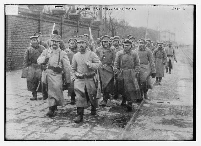 Photo:Skierniewice Poland Russian Prisoners WWI 1910s War Group