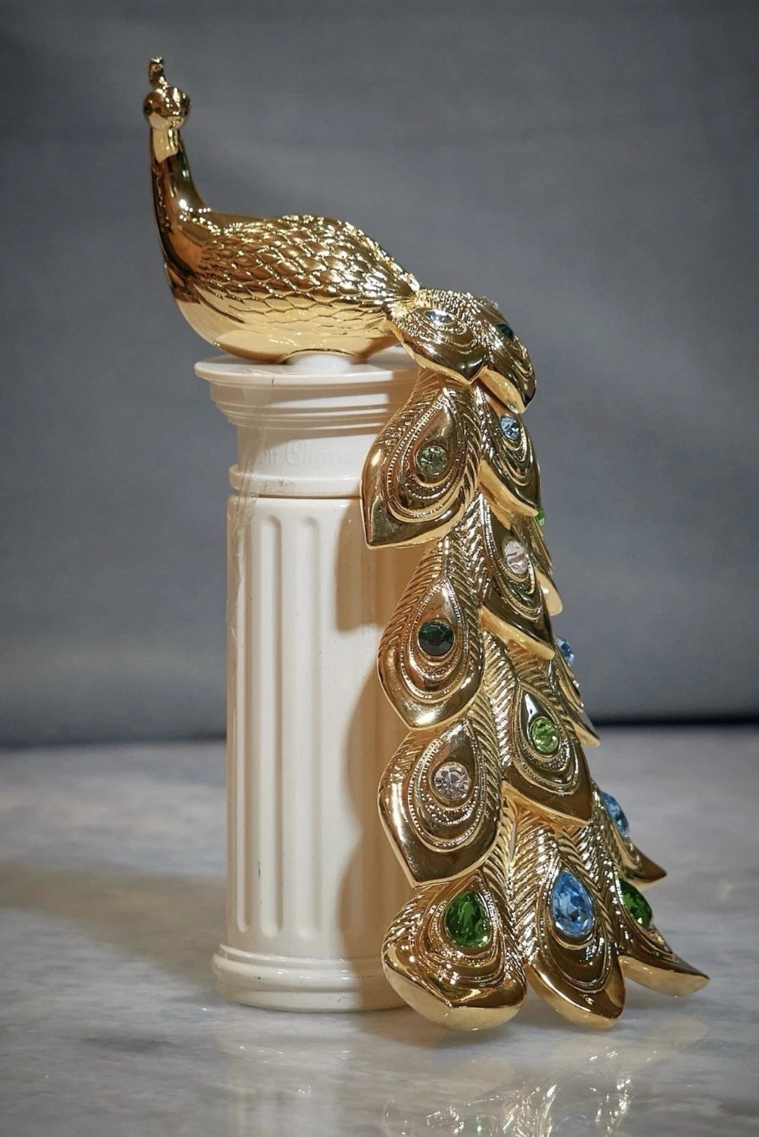 Avon Charmed Limited Edition Swarovski Crystal Peacock Perfume Factory Sealed Avon Charmed Limited Edition Swarovski Crystal Peacock Perfume Factory Sealed