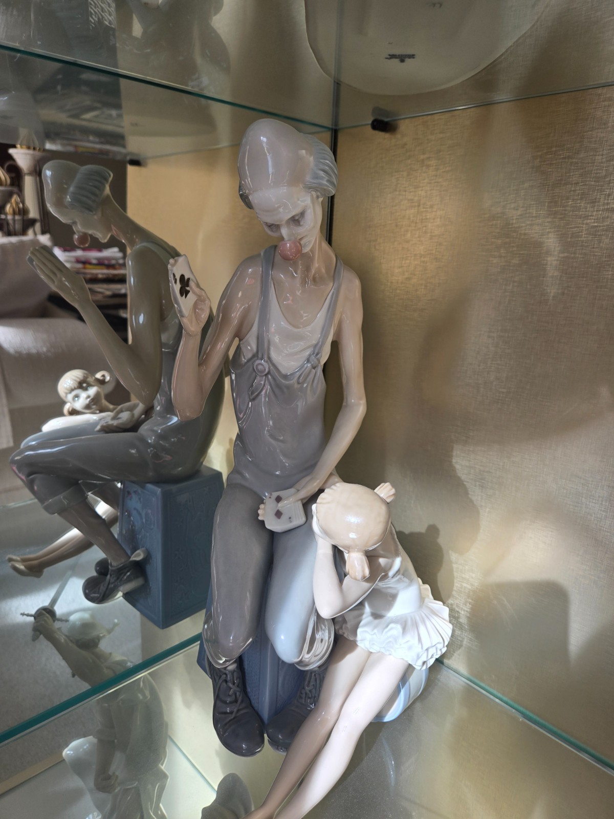 Lladro Bisque Porcelain Figurine Group “Magic” #4605 16 1/2” H