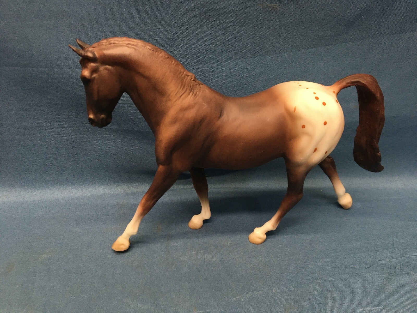 Vintage Breyer Classics #632 Liver Chestnut Appaloosa Sporthorse Vintage Breyer Classics #632 Liver Chestnut Appaloosa Sporthorse