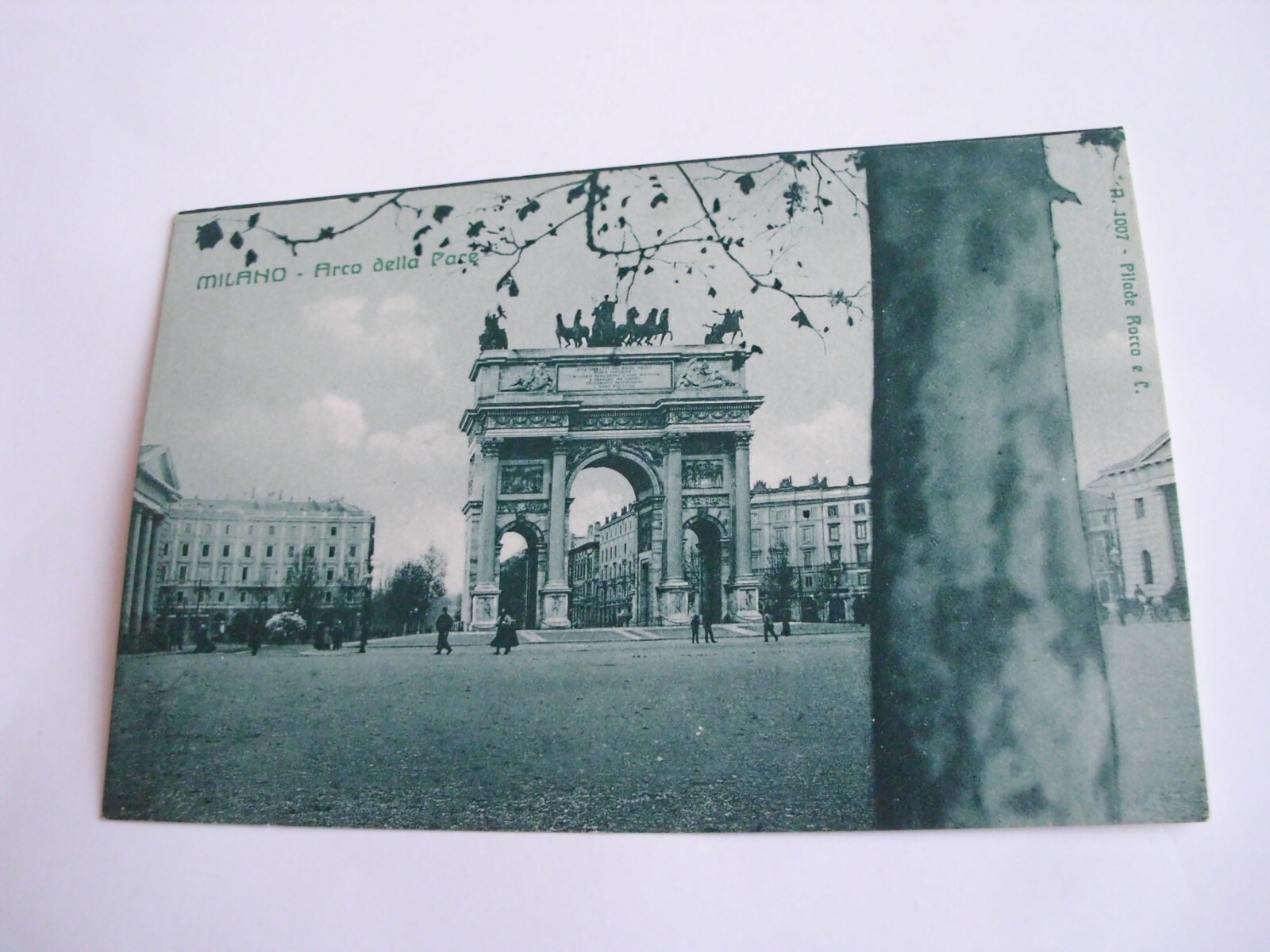 Milan - Arco della Pace - Exhibition Milan 1906 - not shipped f. p. Milan - Arco della Pace - Exhibition Milan 1906 - not shipped f. p.