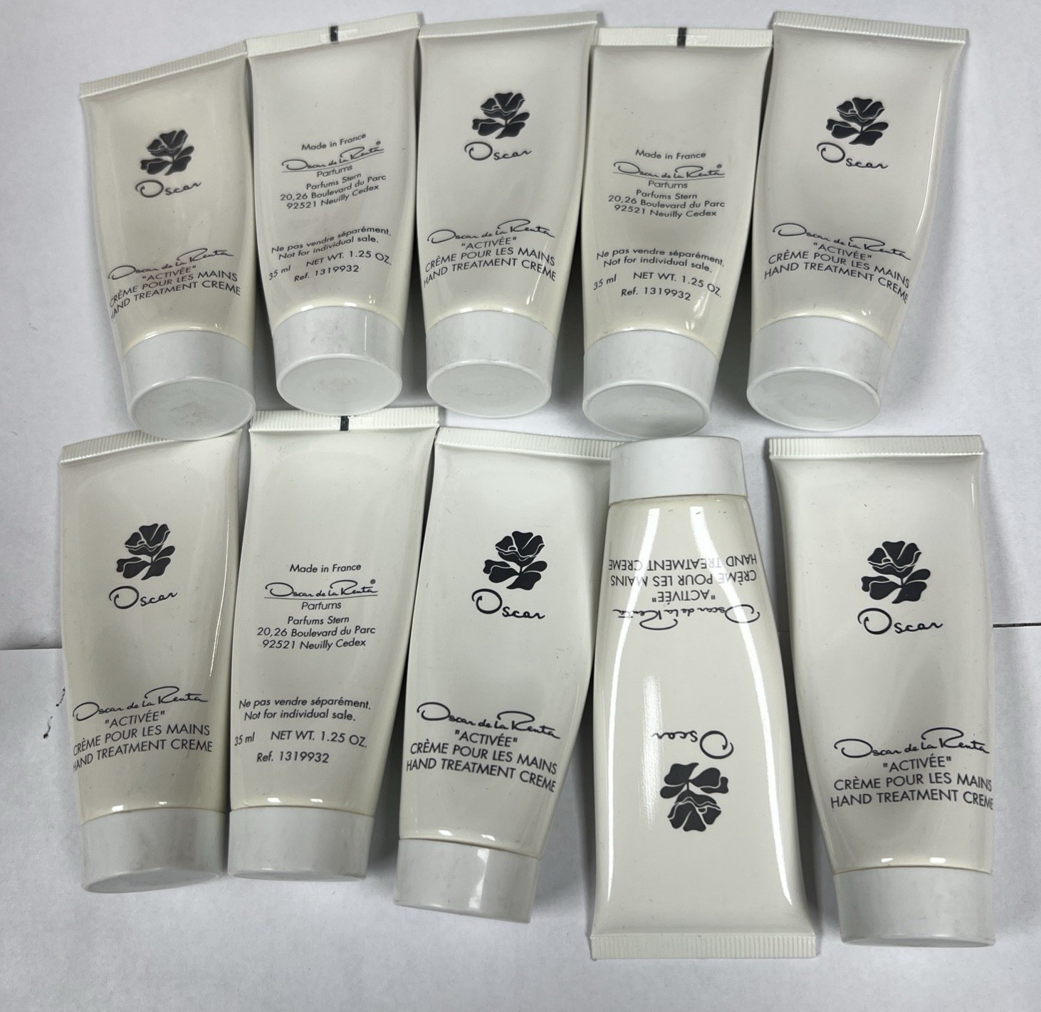 10 Tubes Oscar De La Renta Hand Treatment Crème 1.25 oz COLLECTIBLE please Read 10 Tubes Oscar De La Renta Hand Treatment Crème 1.25 oz COLLECTIBLE please Read