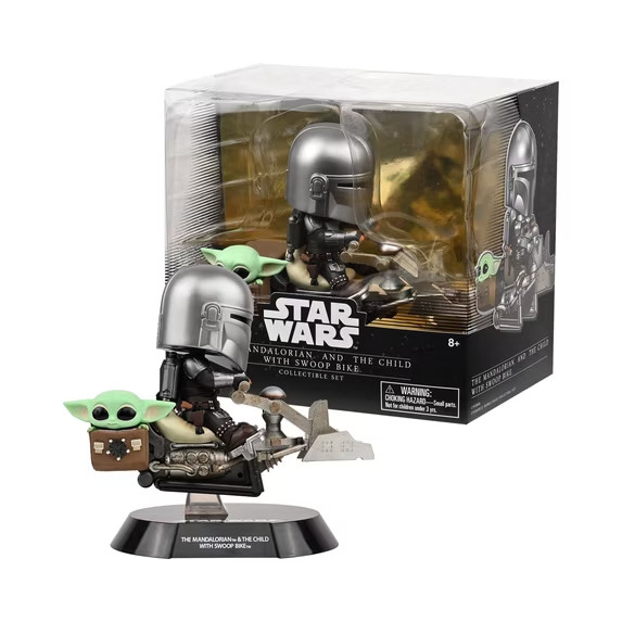YuMe Cosbaby Hot Toys Star Wars The Mandalorian & The Child w/ Swoop Bike Set YuMe Cosbaby Hot Toys Star Wars The Mandalorian & The Child w/ Swoop Bike Set