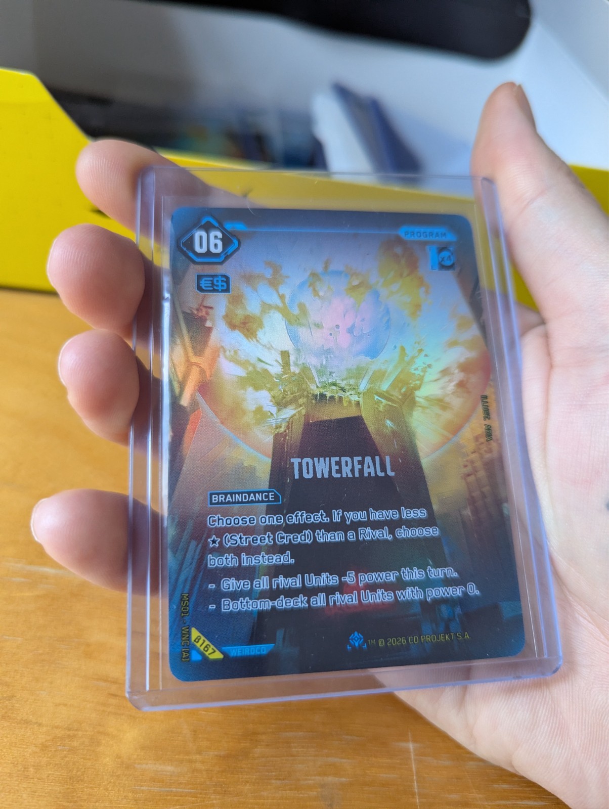 Cyberpunk TCG TowerFall Iconic Rare B167 NM/M Cyberpunk TCG TowerFall Iconic Rare B167 NM/M