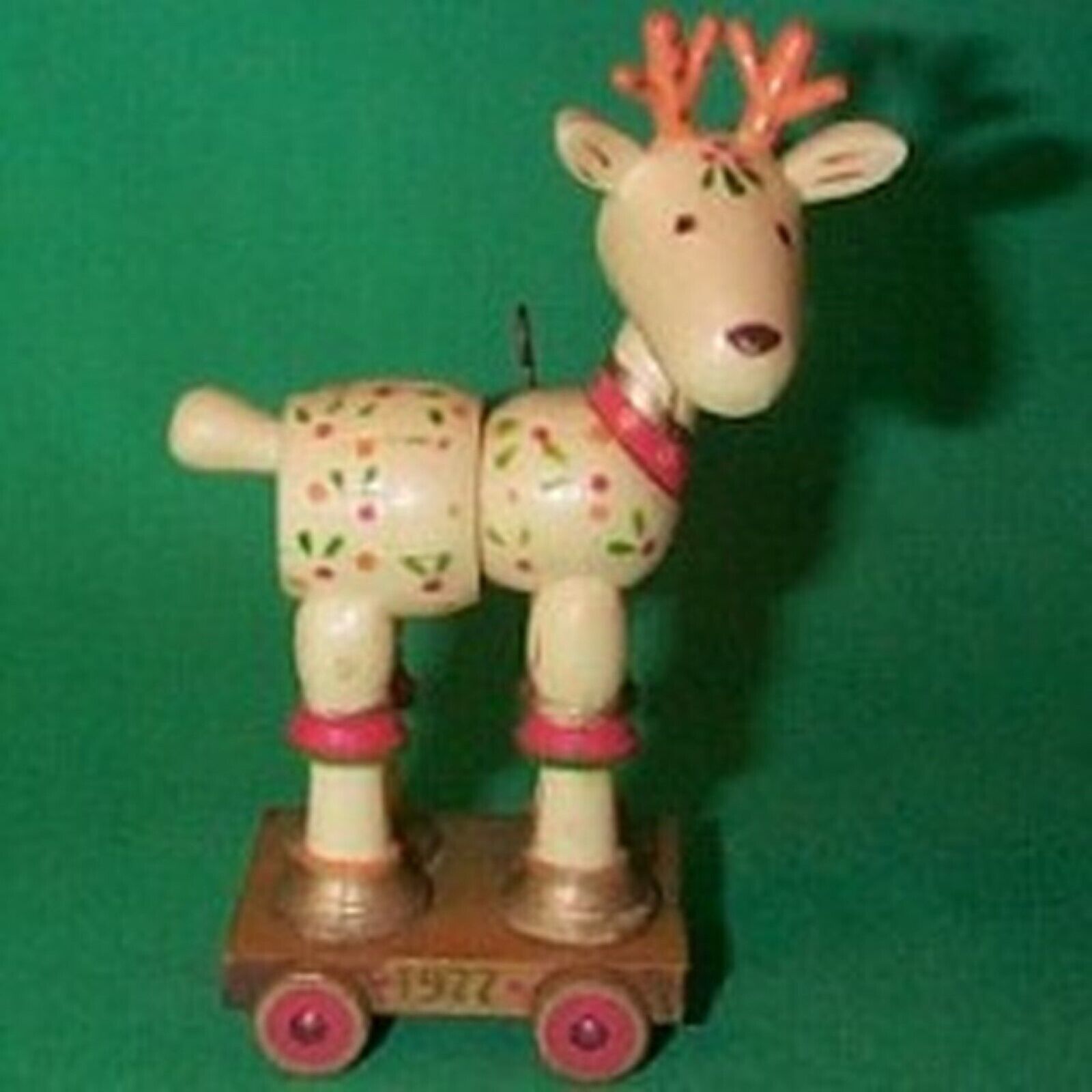 'Yesteryears Reindeer' 'Tree Trimmer' Series Hallmark 1977 Ornament - NEW 