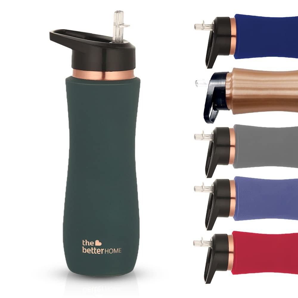 Better Copper Water Home Sipper (700ml) The with Bottle, Pure 100% Copper Bottle Better Copper Water Home Sipper (700ml) The with Bottle, Pure 100% Copper Bottle