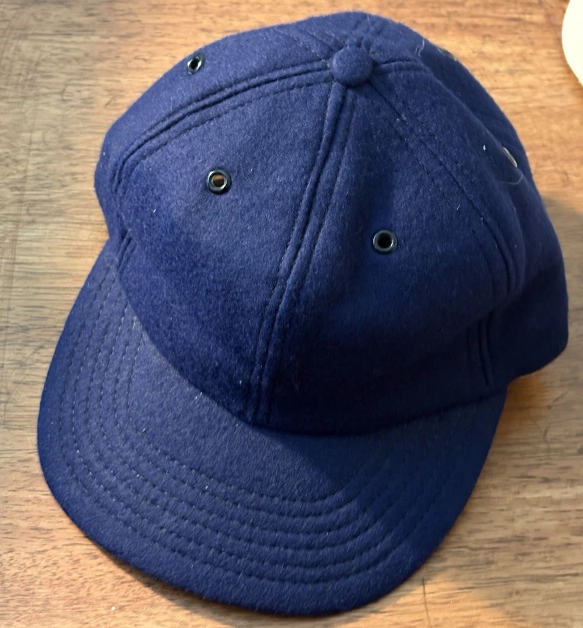 WWII / 1950’s USN Pilot Aviator Navy Blue Wool Baseball Cap ~ Unused WWII / 1950’s USN Pilot Aviator Navy Blue Wool Baseball Cap ~ Unused
