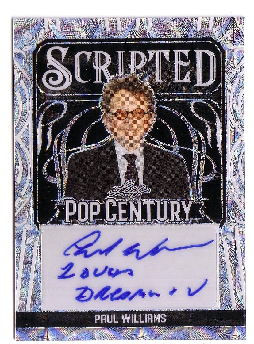 4 / 8 2024 Leaf Pop Century Paul Williams Scripted Auto Autograph 4 / 8 2024 Leaf Pop Century Paul Williams Scripted Auto Autograph