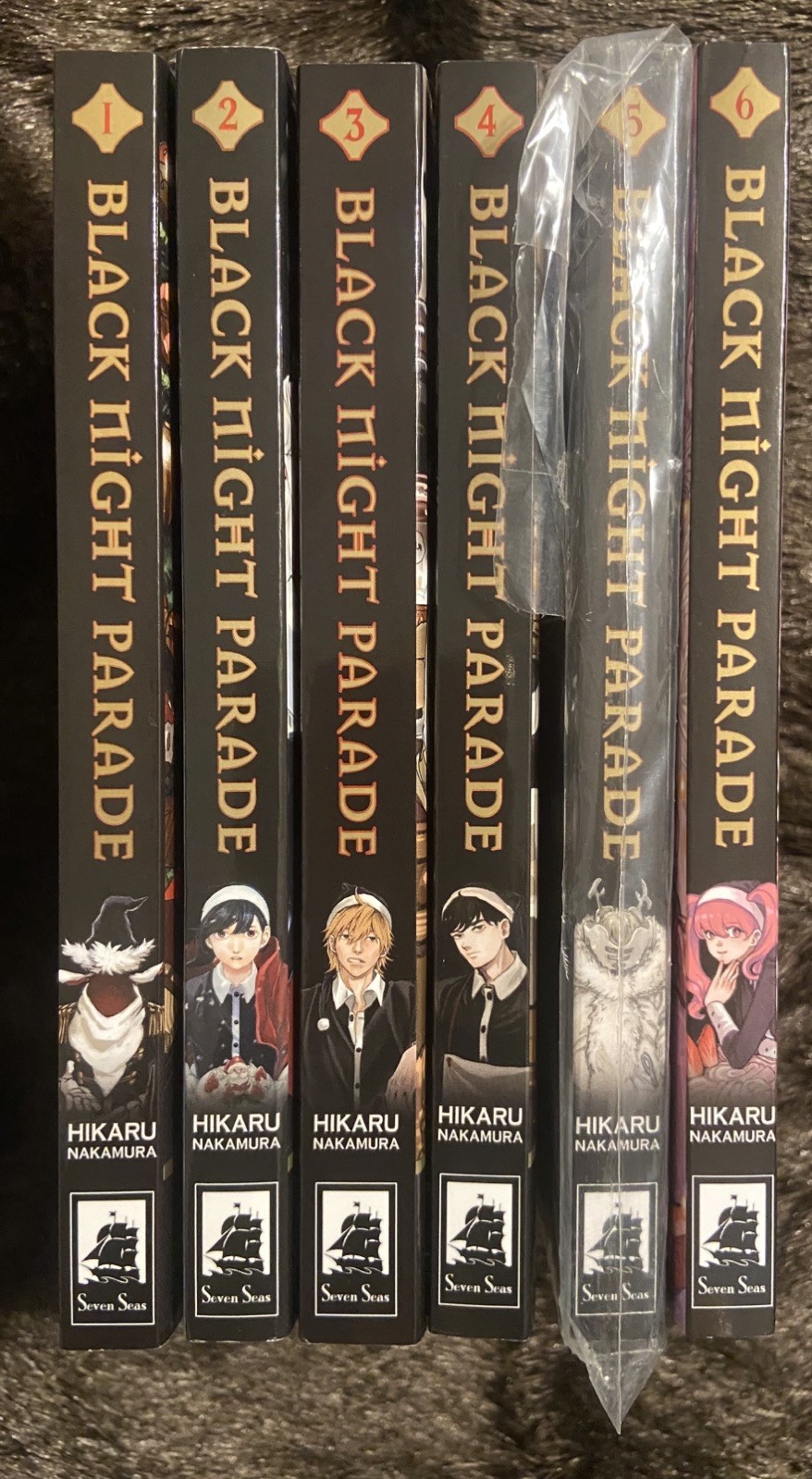 BRAND NEW Seven Seas Hikaru Nakamura Black Night Parade Vol 1-6 English Manga BRAND NEW Seven Seas Hikaru Nakamura Black Night Parade Vol 1-6 English Manga
