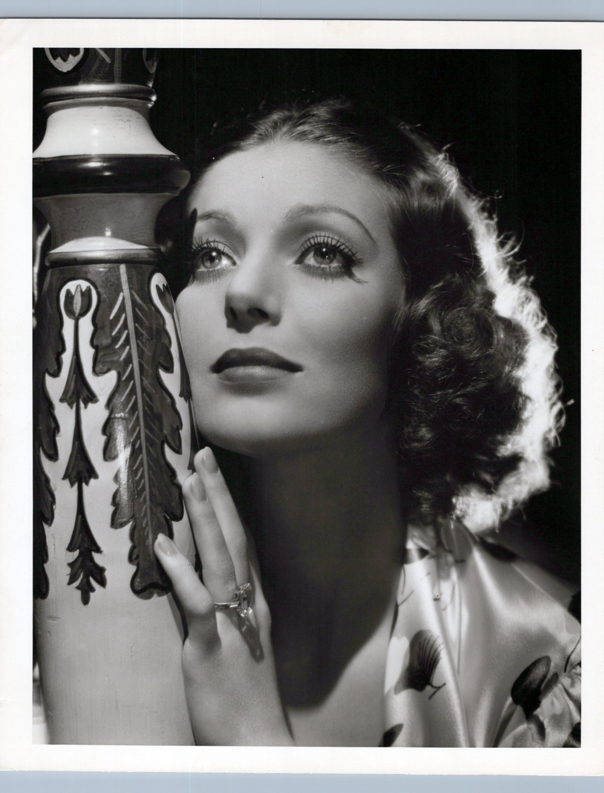 HOLLYWOOD LORETTA YOUNG STYLISH POSE STUNNING PORTRAIT 1930s TANNER PHOTO MA91
