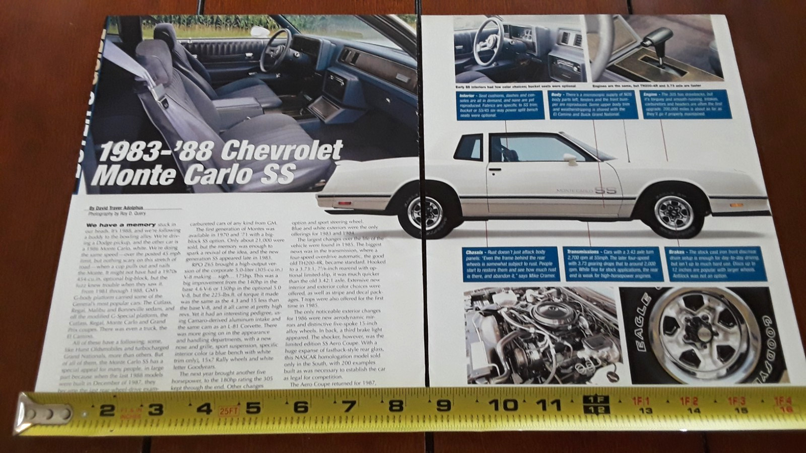 1983 1984 1985 1986 1987 1988 MONTE CARLO SS -SUPER SPORT ORIGINAL 2006 ARTICLE 1983 1984 1985 1986 1987 1988 MONTE CARLO SS -SUPER SPORT ORIGINAL 2006 ARTICLE