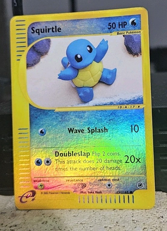 Pokemon card Squirtle expedition 131/165 reverse holo eng Pokemon card Squirtle expedition 131/165 reverse holo eng