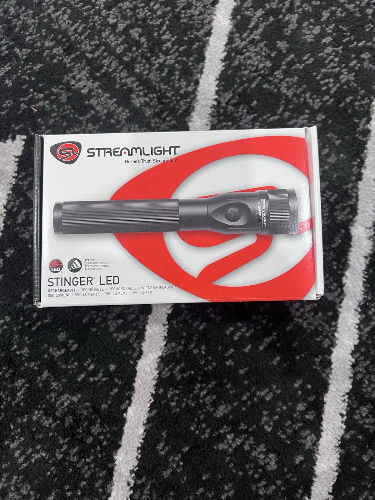 Streamlight 75732 Stinger LED 350 Lumens Black Brand New In Box 