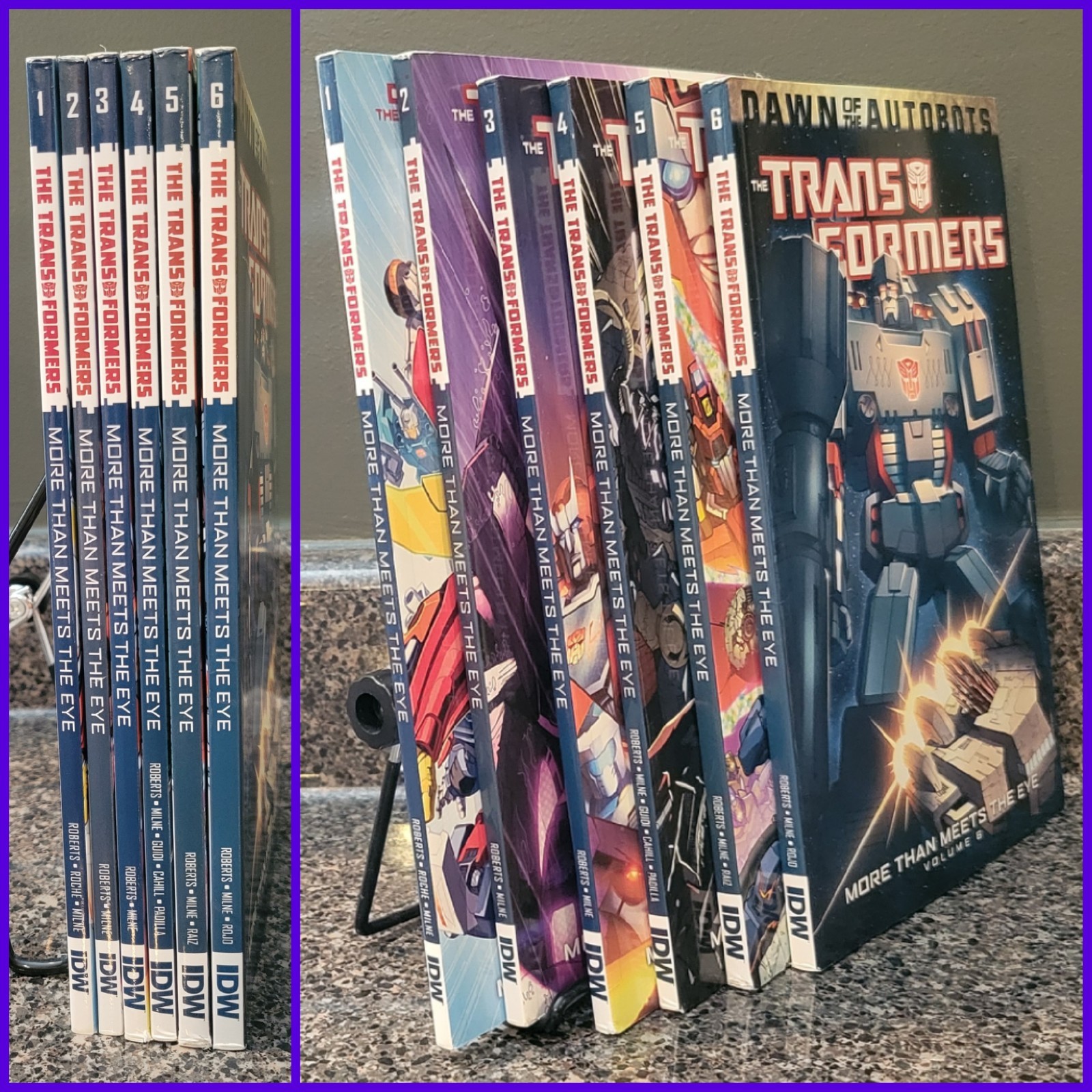 🤖 Transformers MTMTE Set TPB 1 2 3 4 5 6 🚛 IDW More Than Meets The Eye Volume