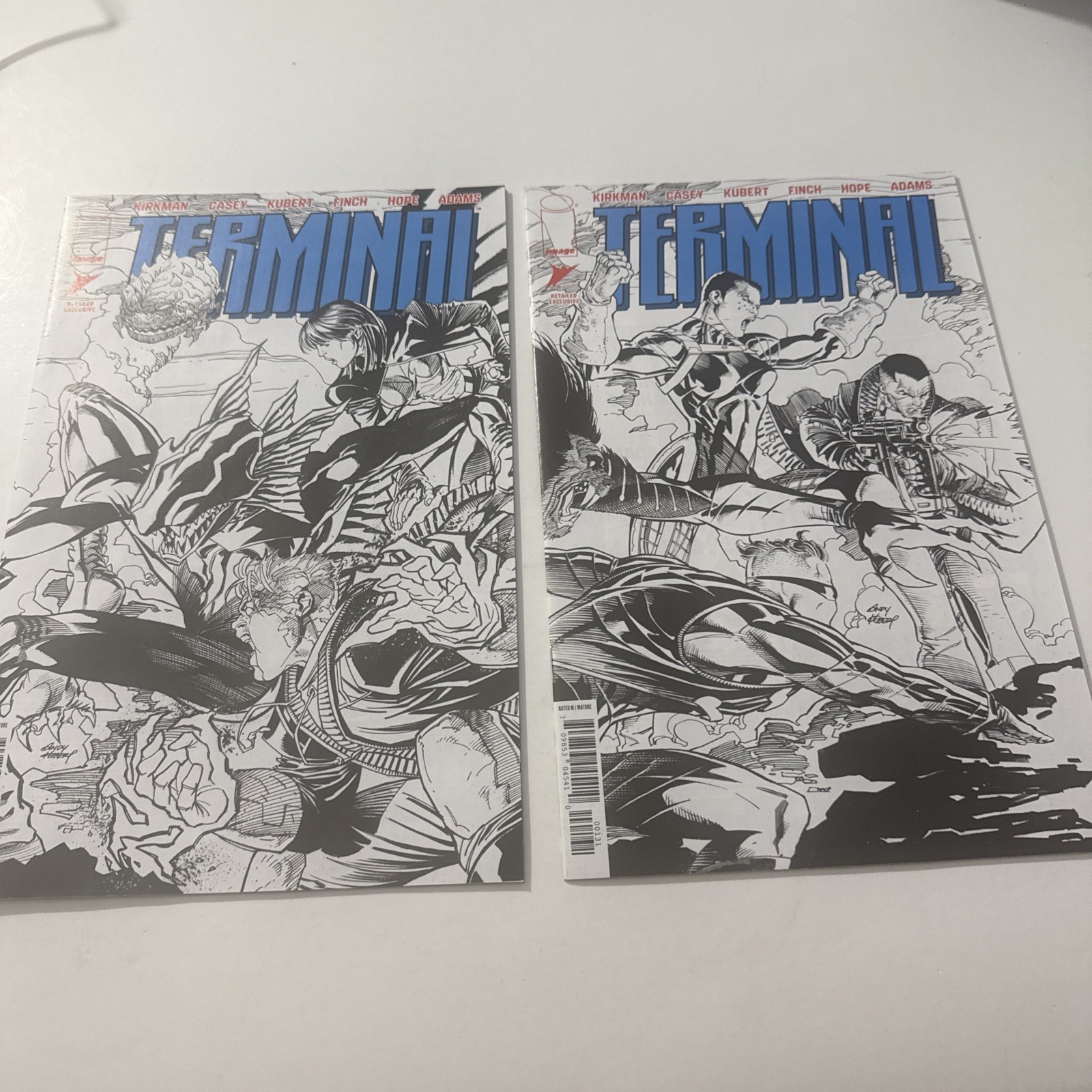 Terminal #1 Ashcan Skybound Andy Kubert, Robert Kirkman Retailer Exclusive Set Terminal #1 Ashcan Skybound Andy Kubert, Robert Kirkman Retailer Exclusive Set
