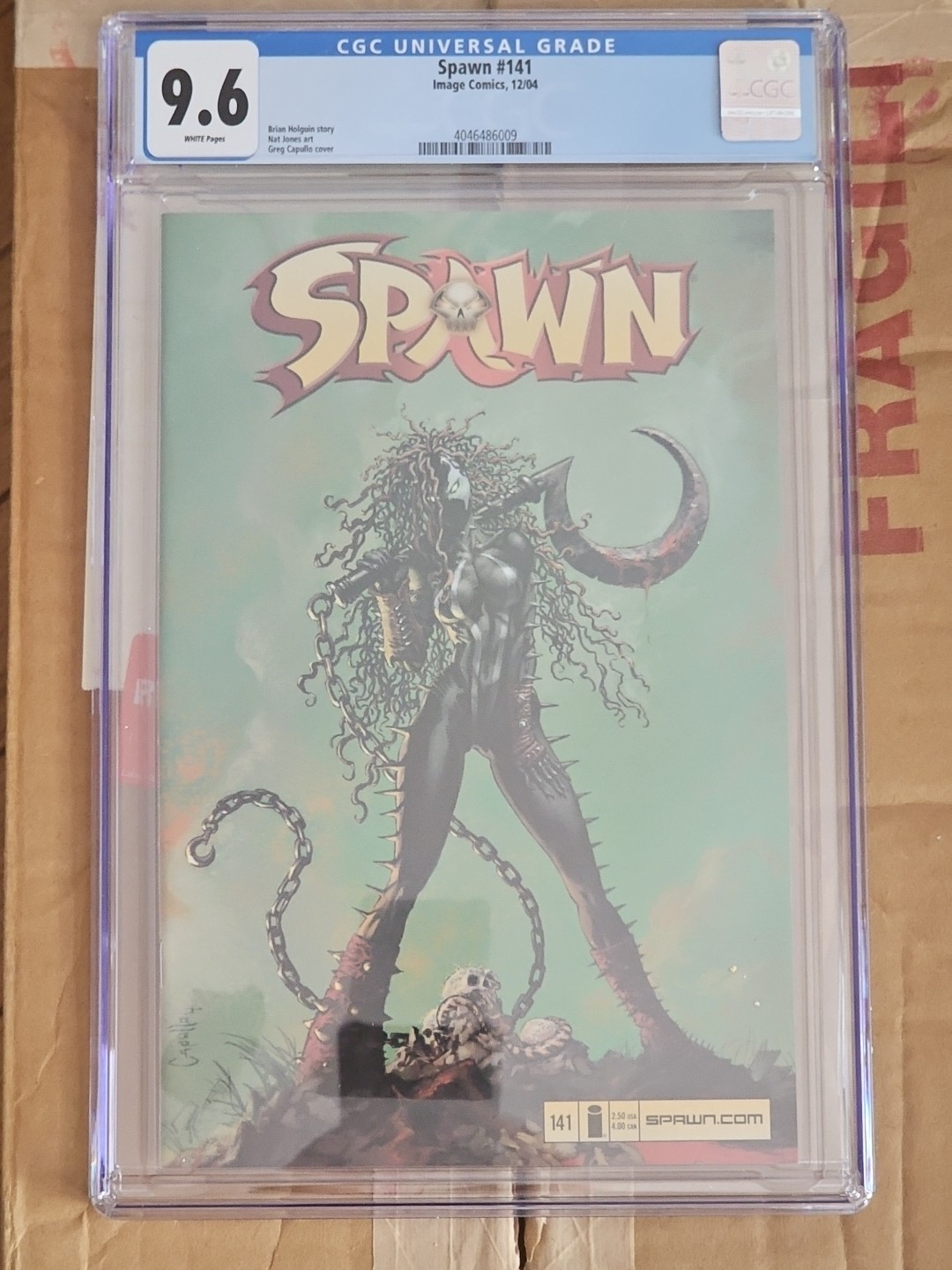 Spawn #141 1st Cover Appearance Of She-Spawn Capullo Cover CGC 9.6 Image 2004. Spawn #141 1st Cover Appearance Of She-Spawn Capullo Cover CGC 9.6 Image 2004.