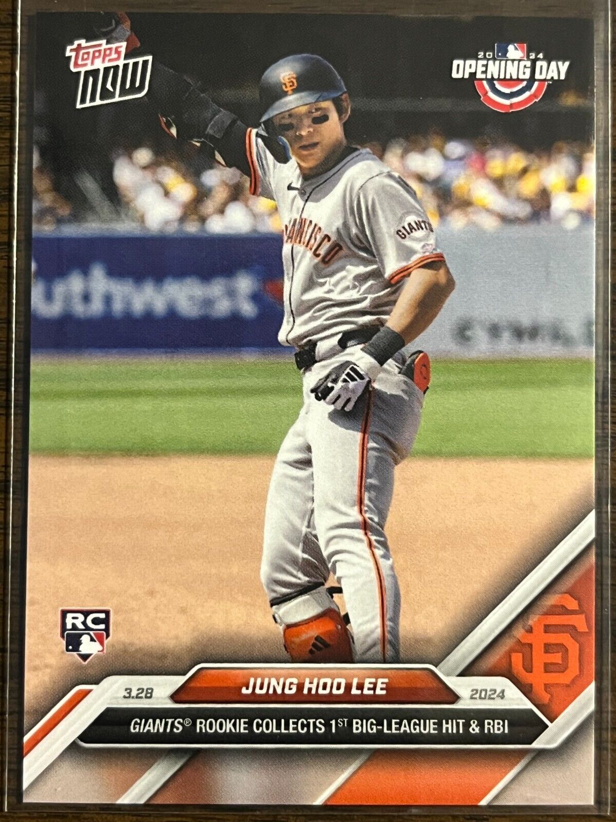 2024 Topps Now #8 Jung Hoo Lee San Francisco Giants RC