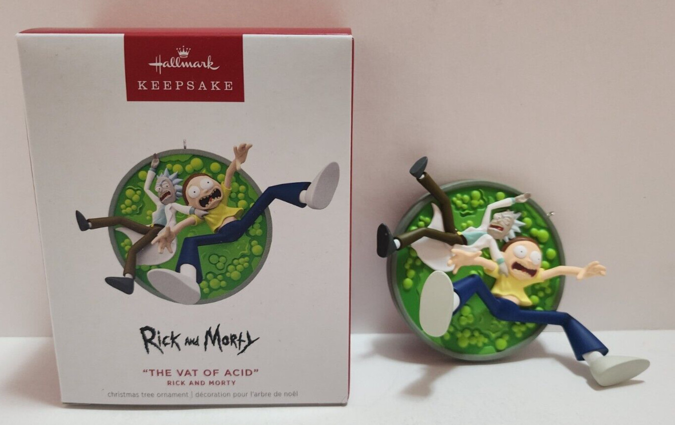 Hallmark Keepsake Christmas Ornament Rick And Morty The Vat Of Acid 2024 New Hallmark Keepsake Christmas Ornament Rick And Morty The Vat Of Acid 2024 New