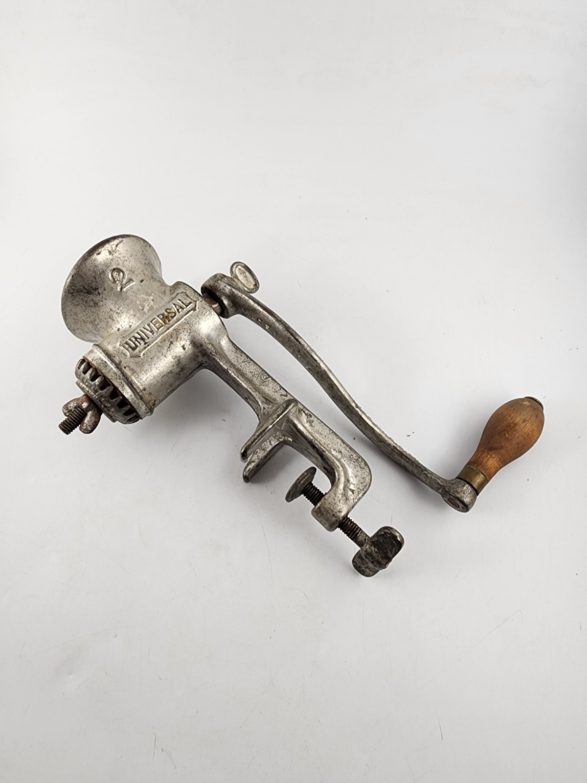 Antique UNIVERSAL 2 Meat Grinder L.F&C. New Britain Conn.U.S.A. Pat. 1897 1899