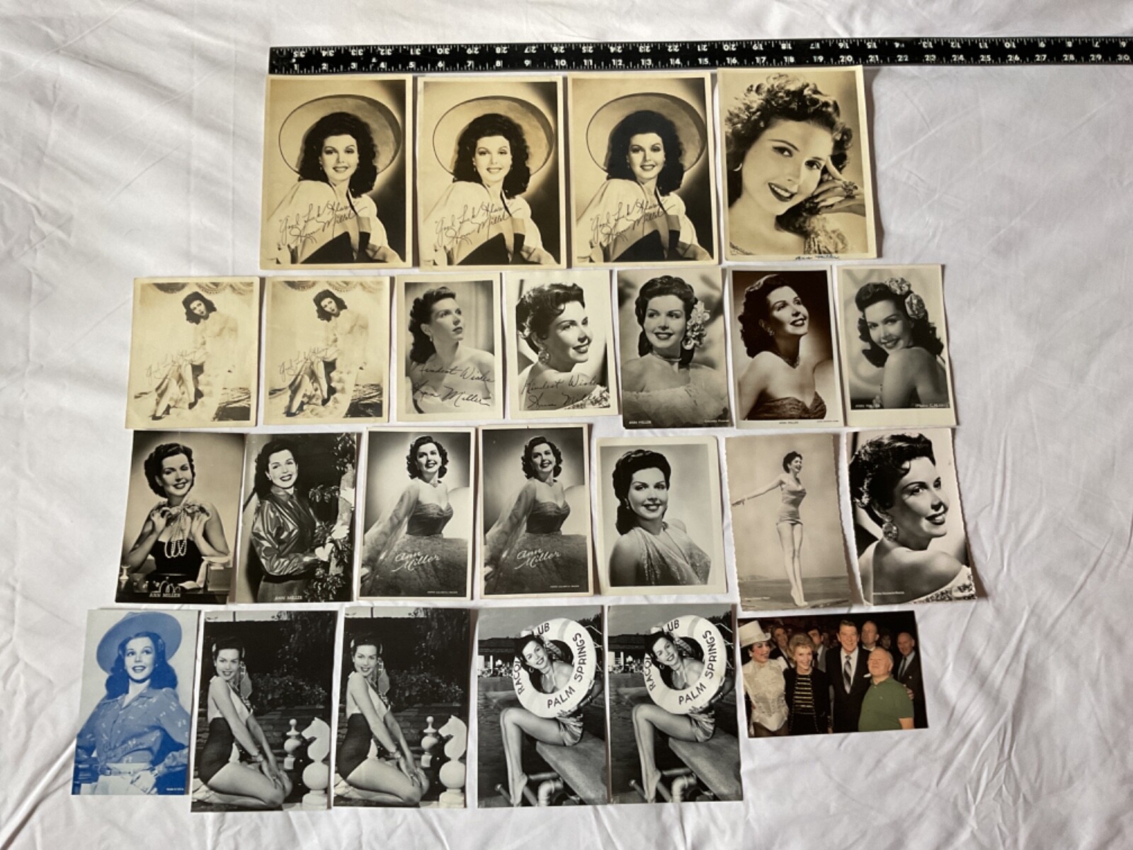 ANN MILLER ORIGINAL 5 X 7 DBLWT, POSTCARDS, ARCADE & SMALLER PROMO IMAGES X 24 ANN MILLER ORIGINAL 5 X 7 DBLWT, POSTCARDS, ARCADE & SMALLER PROMO IMAGES X 24