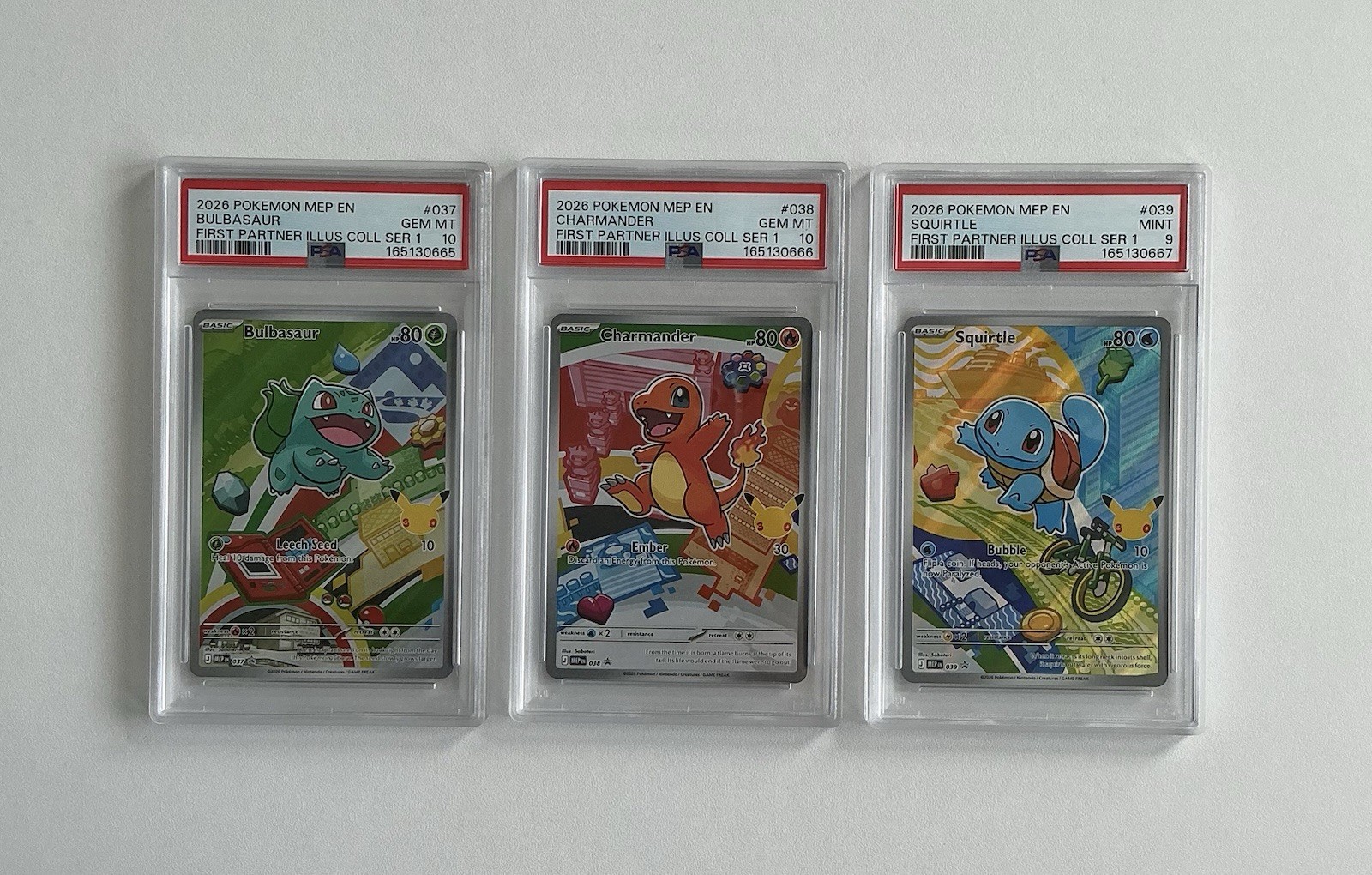 2026 Pokemon First Partner Kanto Gen 1 Sequential Lot PSA 10/10/9 2026 Pokemon First Partner Kanto Gen 1 Sequential Lot PSA 10/10/9