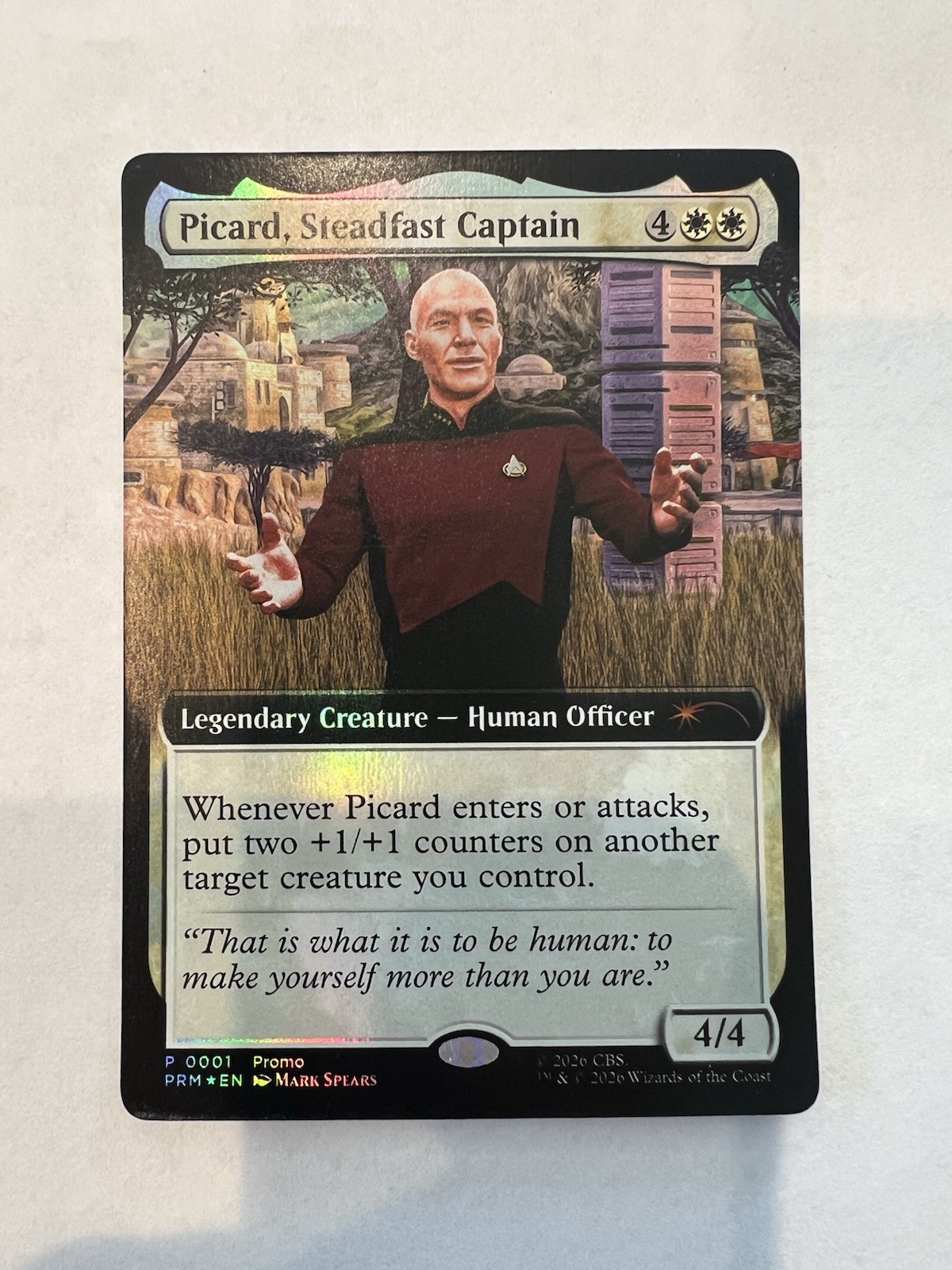 2026 Magic the Gathering - Picard, Steadfast Captain (MINT) Foil - Star Trek 2026 Magic the Gathering - Picard, Steadfast Captain (MINT) Foil - Star Trek