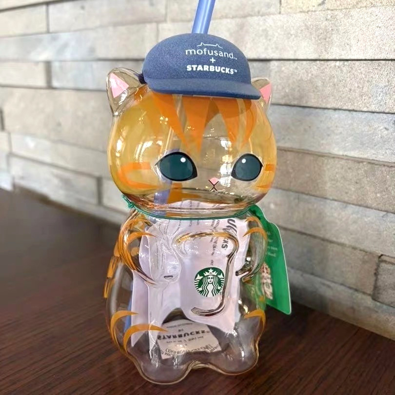2026 Starbucks Singapore x Mofusand 🐱 Cat Shaped Glass Cup Collection New❗️❗️ 2026 Starbucks Singapore x Mofusand 🐱 Cat Shaped Glass Cup Collection New❗️❗️