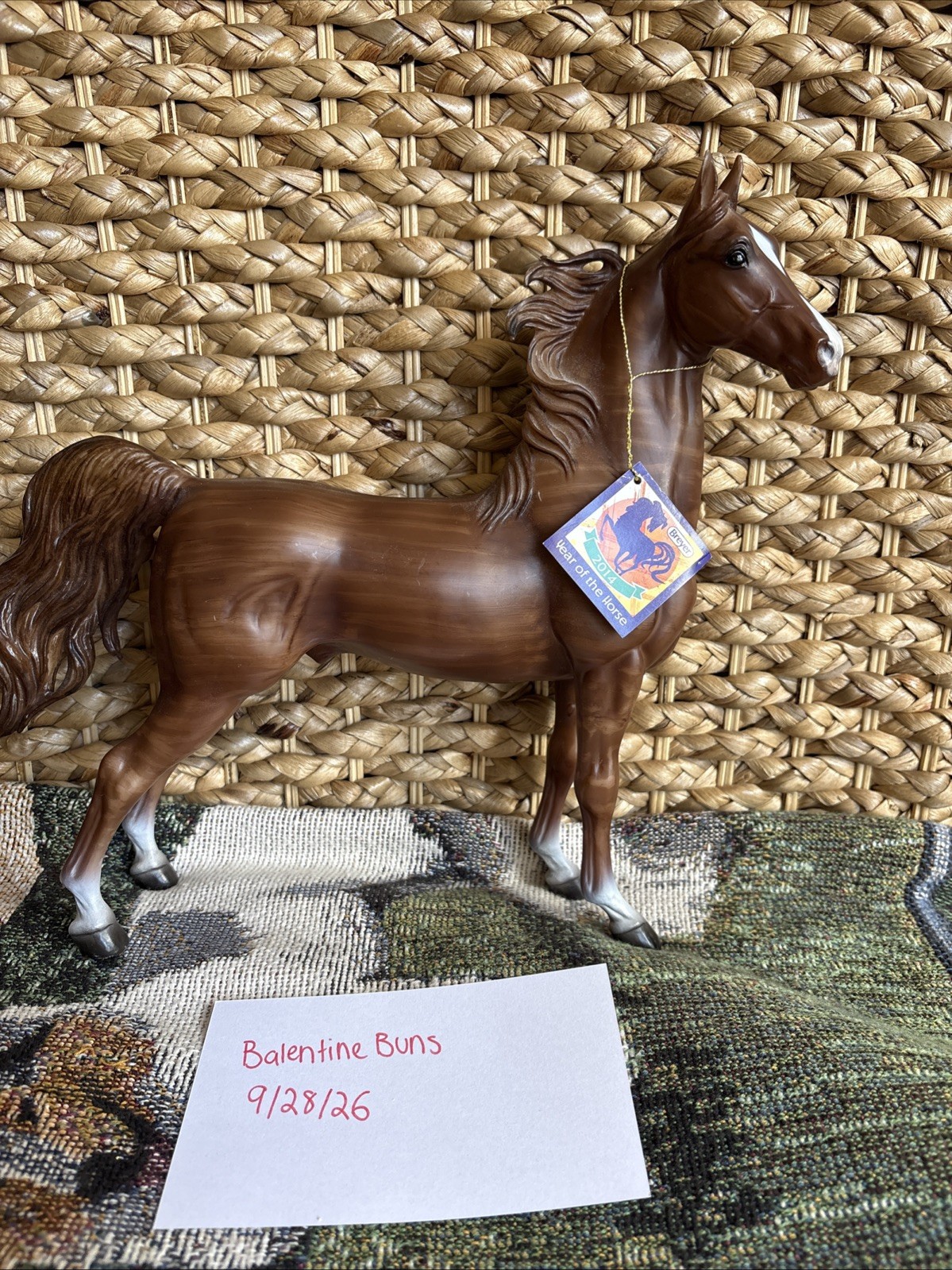 Breyer Horse #1717 Mu Wen MA Woodgrain American Saddlebred Stallion 2014