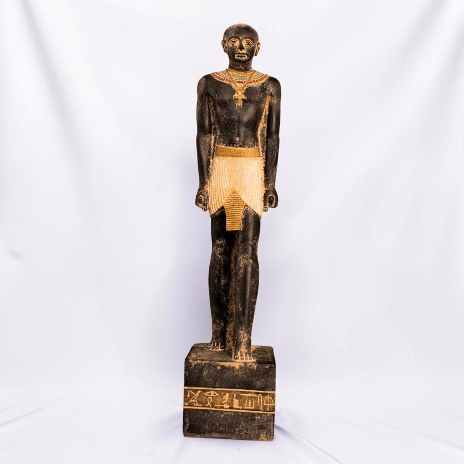 Rare Ancient Egyptian Temple Priest Statue Unique Pharaonic Goddess Antiques BC