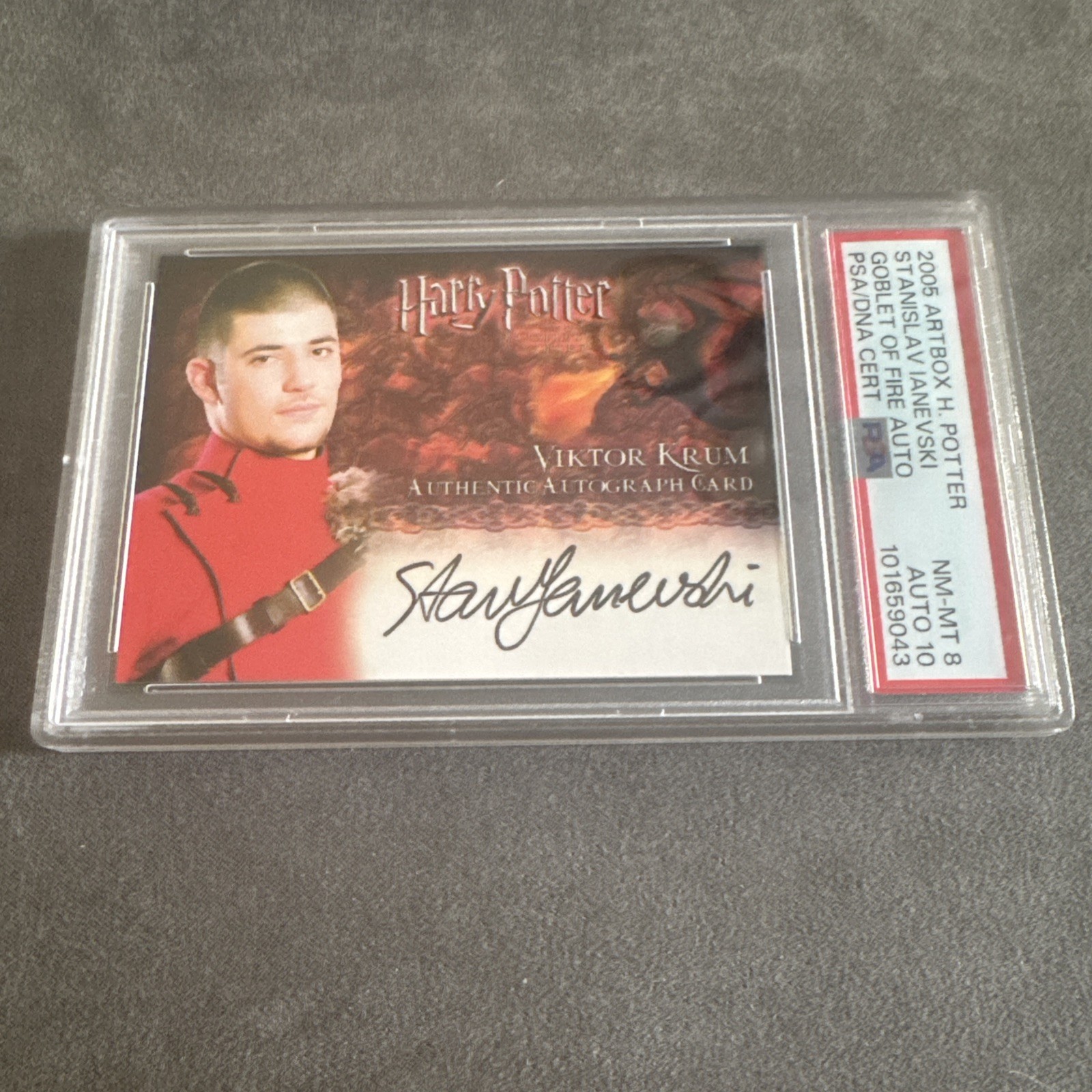 2005 Artbox Harry Potter Stanislav Ianevski Goblet Of Fire Auto PSA 8 Auto 10 2005 Artbox Harry Potter Stanislav Ianevski Goblet Of Fire Auto PSA 8 Auto 10