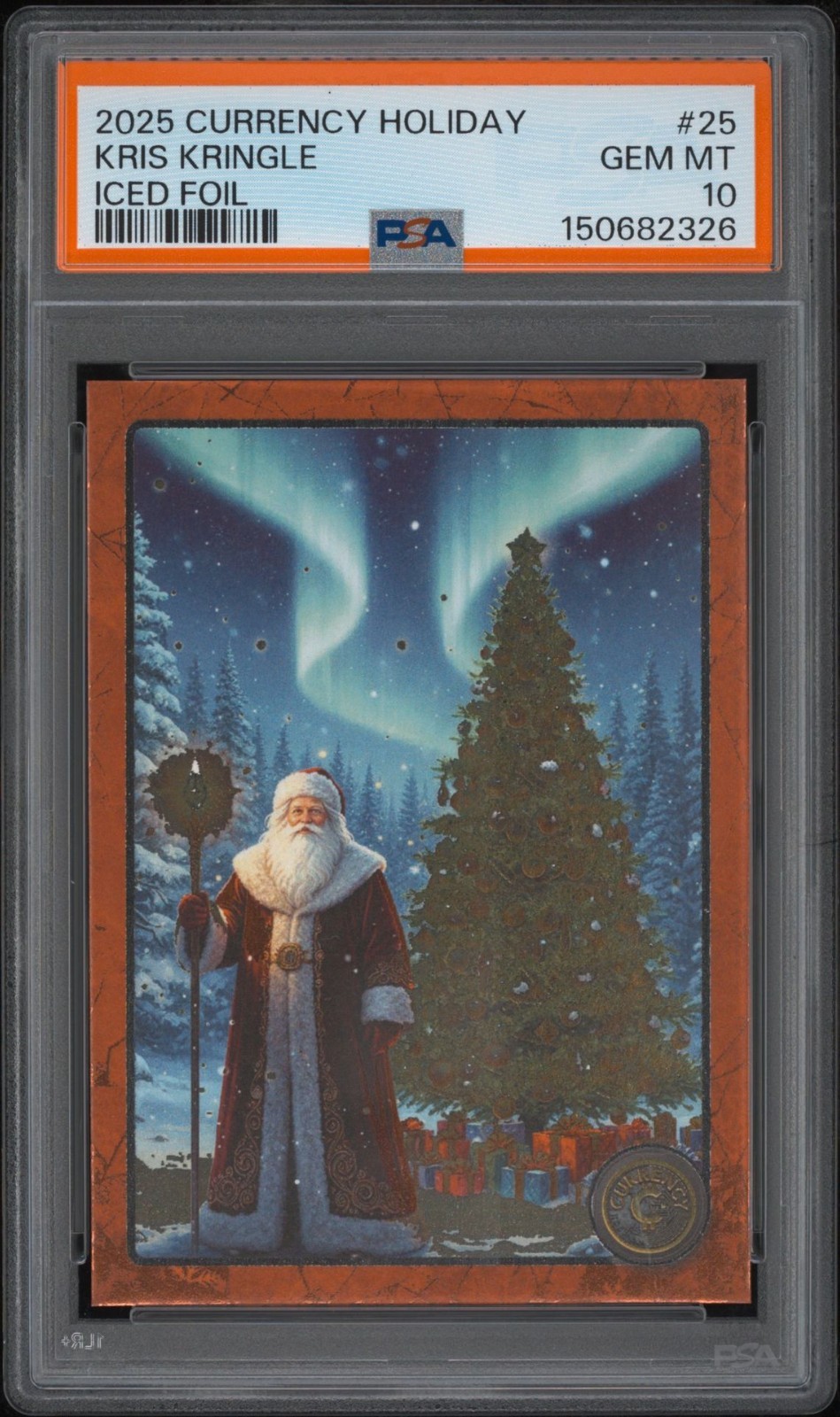 2025 Cardsmiths Currency Holiday Kris Kringle (Santa) Iced Foil PSA 10 Gem Mint 2025 Cardsmiths Currency Holiday Kris Kringle (Santa) Iced Foil PSA 10 Gem Mint