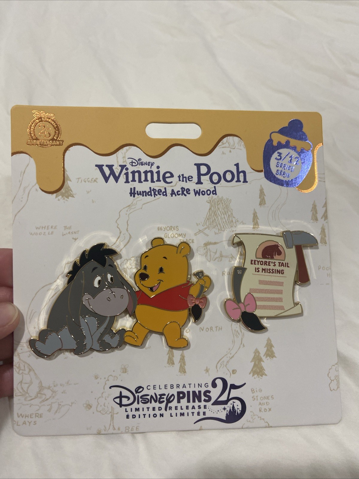 Disney Winnie the Pooh Hundred Acre Woods Collectible Pin Series 3/12 Disney Winnie the Pooh Hundred Acre Woods Collectible Pin Series 3/12
