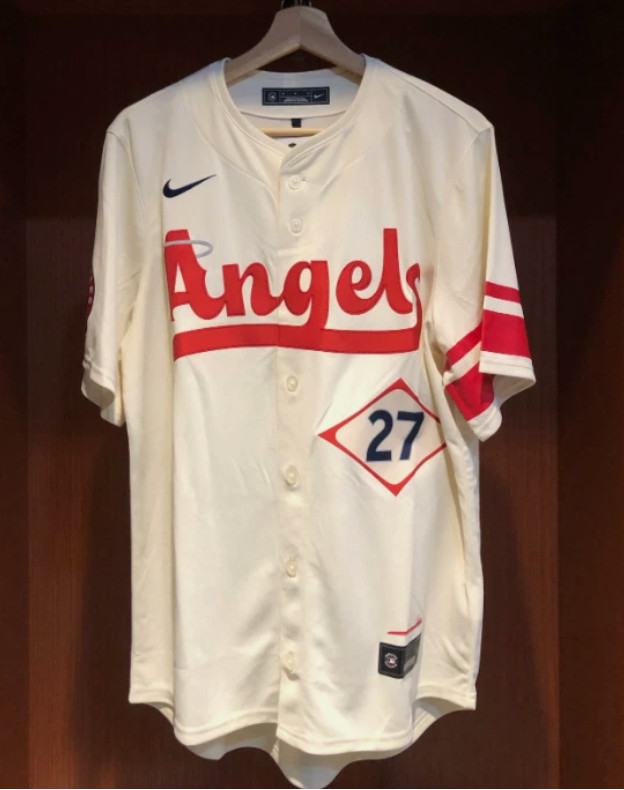 Mike Trout Los Angeles Angels City Connect Jersey Stitched Men's S-3XL