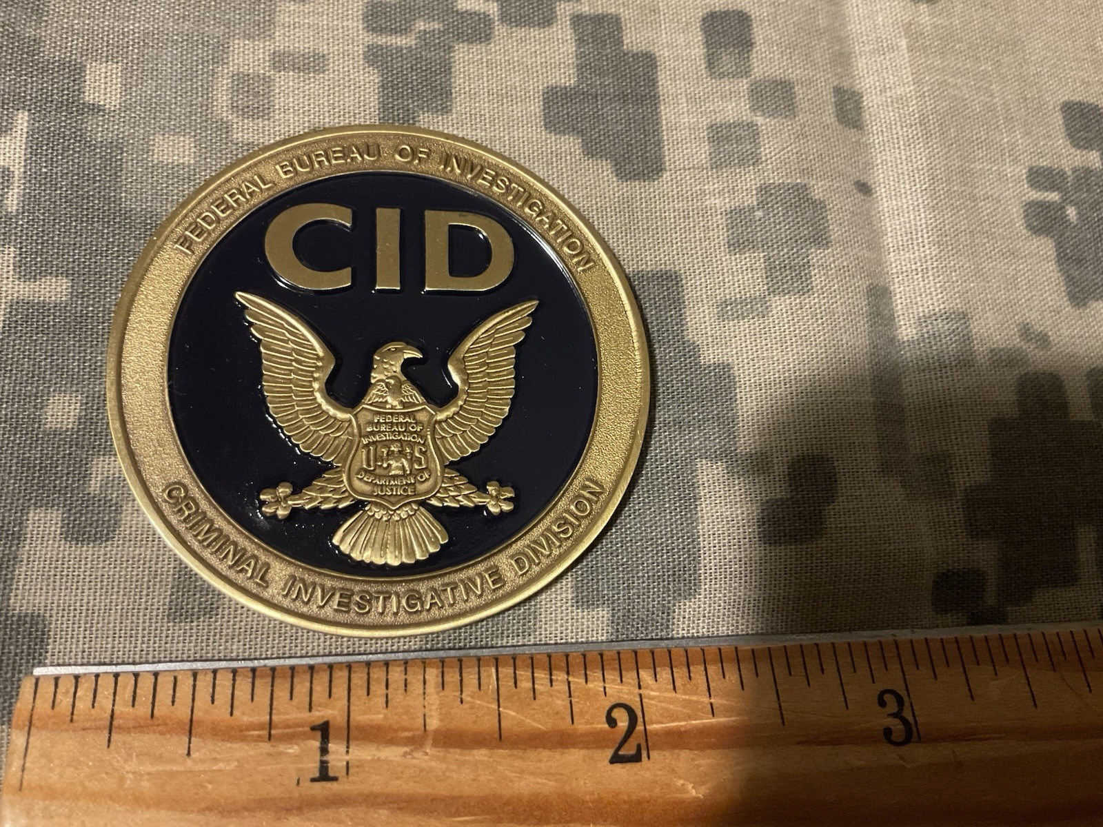 FBI CID Challenge Coin
