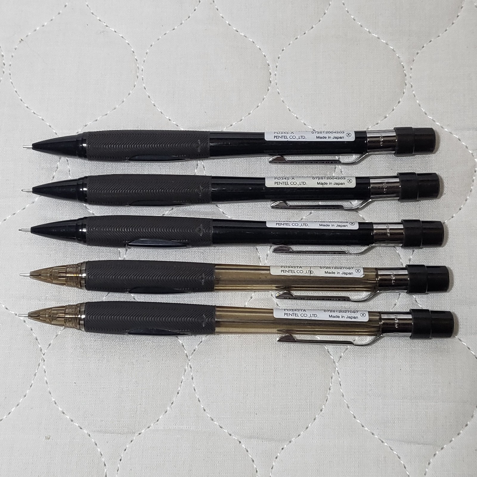 Pentel Quicker Clicker PD345TA and PD345-A 0.5 mm Mechanical Pencils
